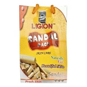 Ligion Sandal Pack 50g– Natural Skin Care for Fair, Bright & Beautiful Skin – Suitable for Oily & Dry Skin